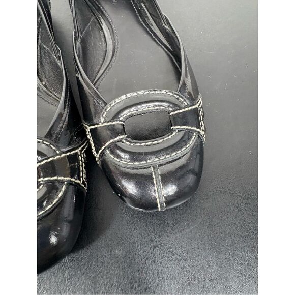 Cole haan black patent ballet flats size 7 - Picture 3 of 9